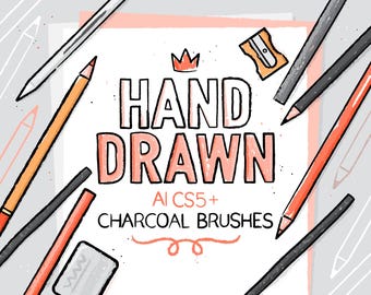 AI CS5+ charcoal brushes