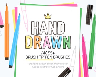 AI brush tip pen brushes