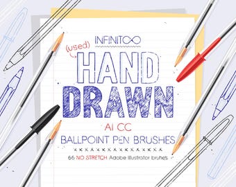 AI CC Infinito ballpoint pen brushes