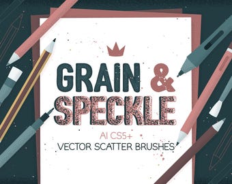 AI CS5+ Grain & Speckle Brushes