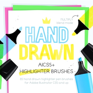 AI highlighter pen brushes image 1