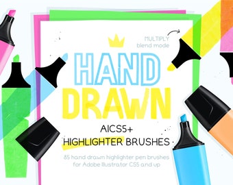 AI highlighter pen brushes