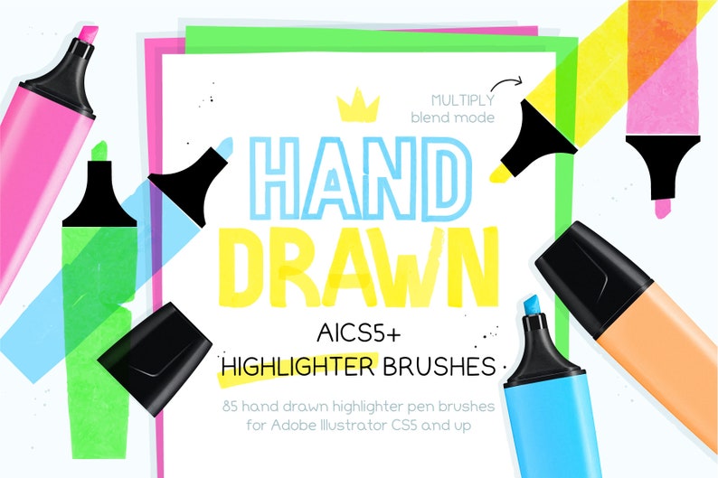 AI highlighter pen brushes image 1