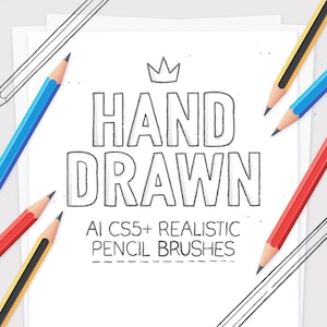 AI CS5+ realistic pencil brushes