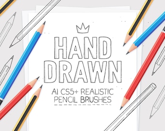 AI CS5+ realistic pencil brushes