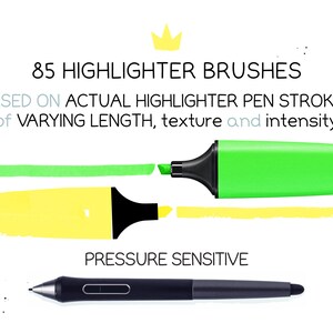 AI highlighter pen brushes image 2