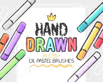 AI CS5+ oil pastel brushes