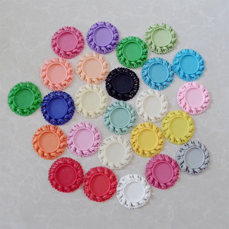 Wholesale 50pcs High Quality Vintage Resin Flower Accessories Etsy