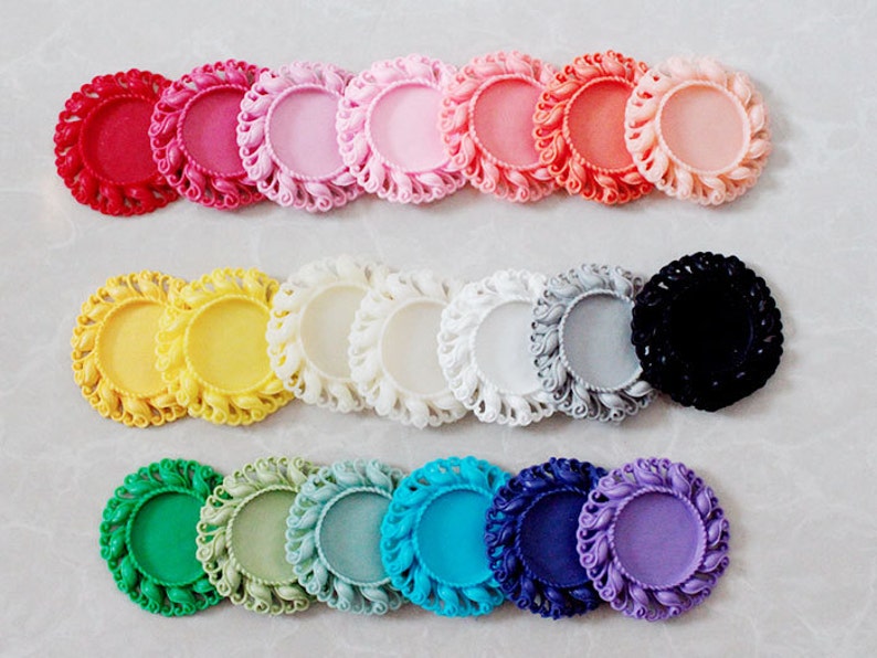 Wholesale 50pcs High Quality Vintage Resin Flower Accessories Etsy