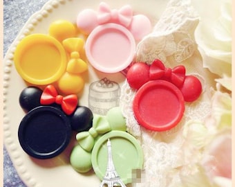Wholesale 50pcs Mixed colors Victorian Resin Mickey Frame Cameo Setting Flatback Cabochon 25mm