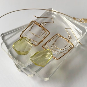 Lemon Quartz necklace image 1