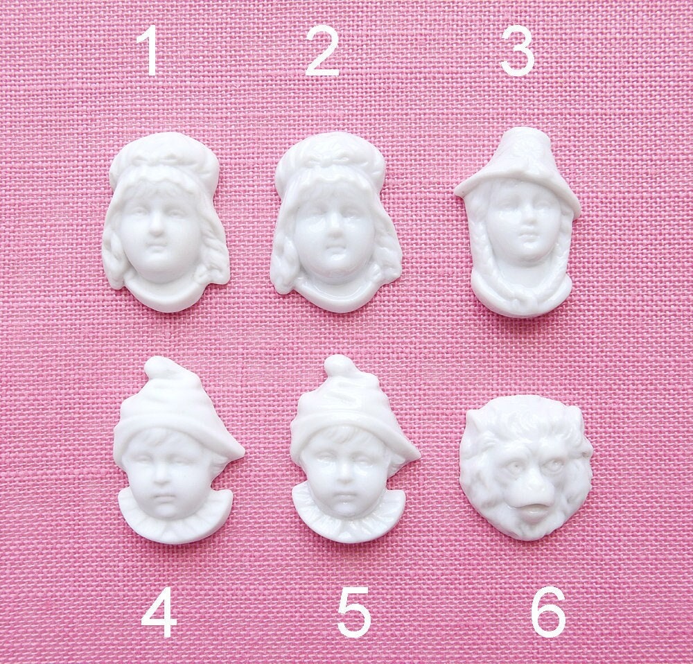Tête De Poupée En Porcelaine – 13/0 – Fabrication Artisanale – Sans Marque