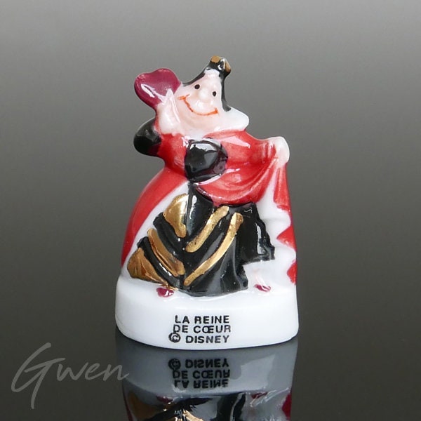 Feve Disney Alice Au Pays des Merveilles 1997, Lapin Blanc, Chat de  Cheshire, Reine de Coeur, Figurine Miniature Porcelaine, Décor de Gateau -   France