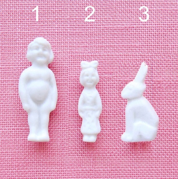 フランス　ヴィンテージ　クラウン　フェーブ　フェーヴ／アンティーク ドールにも♡ 樹脂製フェーヴセット – France Antique 銀色アンティーク
