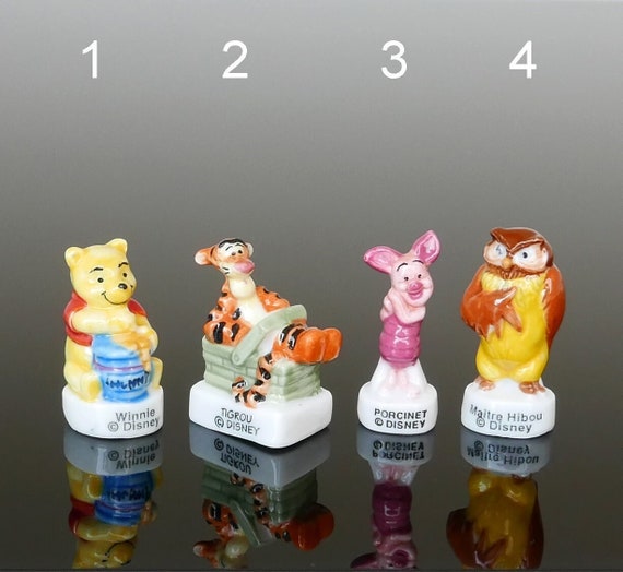Buy Vintage Miniature Figurine French Feve, Disney Winnie the Pooh Figure,  1 Porcelain Dollhouse Décor, Small Statue, Cake Topper Charm Online in  India 