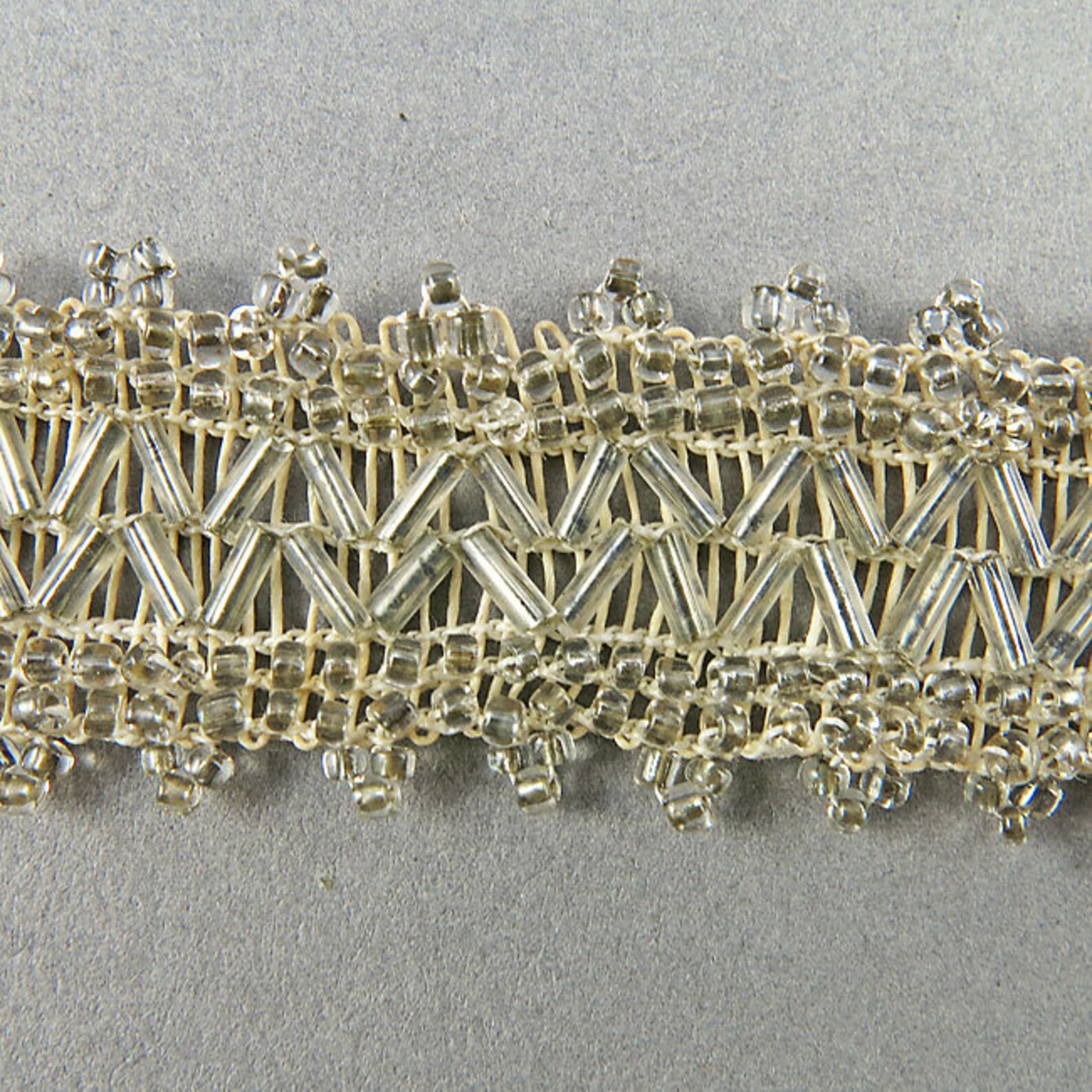 Antique Beaded Trim Sewing Notions Sewing Supplies Antique Textiles