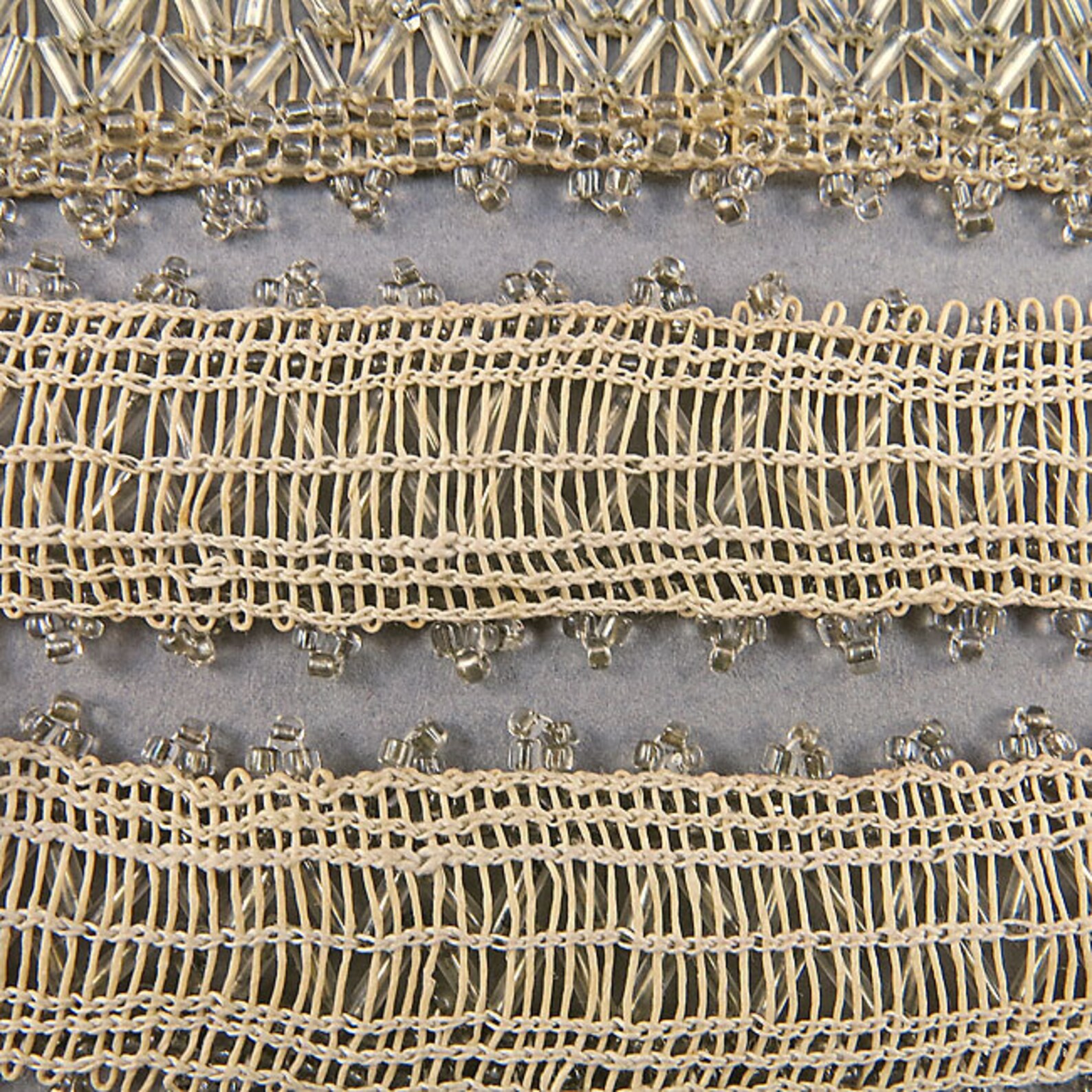 Antique Beaded Trim Sewing Notions Sewing Supplies Antique Textiles