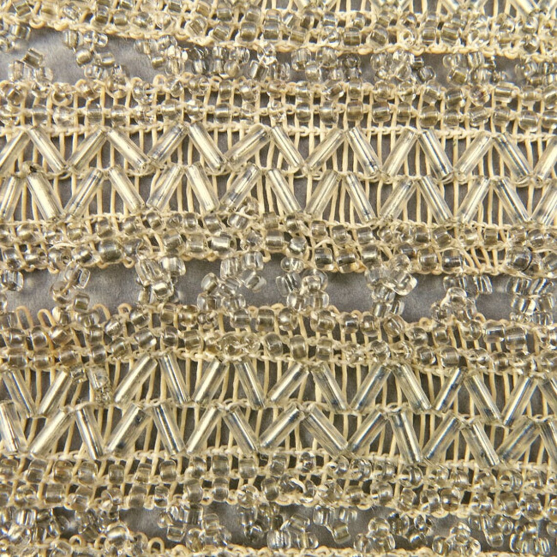 Antique Beaded Trim Sewing Notions Sewing Supplies Antique Textiles