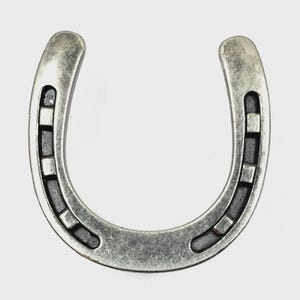 Horseshoe Cabinet Knobs Drawer Door Pull Western Hardware Handle Kitchen Farmhouse Barn Decor Old Silver Finish