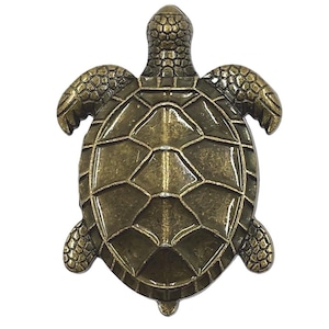 Turtle Cabinet Knob Door Drawer Pull Nautical Coastal Ocean Beach Home Kitchen Decor