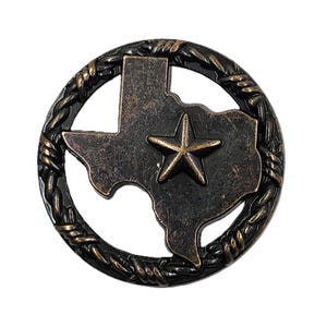 Texas Star Cabinet Knob: Barbwire Southwest Kitchen Hardware