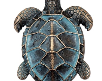 Turtle Cabinet Knob Door Drawer Pull Nautical Coastal Ocean Beach Home Kitchen Decor