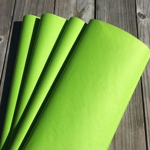 48 Sheets Citrus Green Tissue Paper/ Green Tissue Paper/