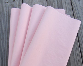 Bulk Tissue Paper / 48 Sheets Light Pink Tissue Paper 20"x30"/Light Pink Tissue Paper/Tissue Pom Paper/ Gift Tissue Paper