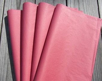 Tissue Paper / 48 Sheets Coral Pink Tissue Paper 20"x30"/Coral Wedding/Coral Tissue Paper Sheets/Coral Shower