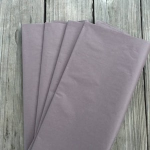 24 Sheets Dark Gray Tissue Paper/ Slate Gray Tissue Paper