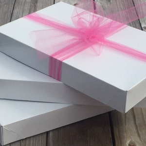 20 Pack White 15&quot;x9.5&quot;x2&quot; Shirt Boxes /Apparel Boxes/Gift Boxes/Two Piece Gift Box