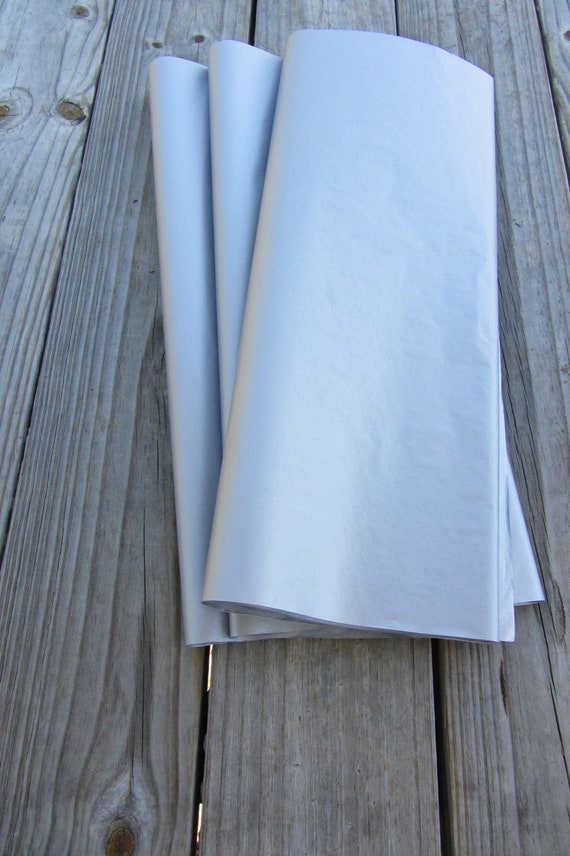 20 x 30 Satinwrap Tissue Paper - Metallic Silver