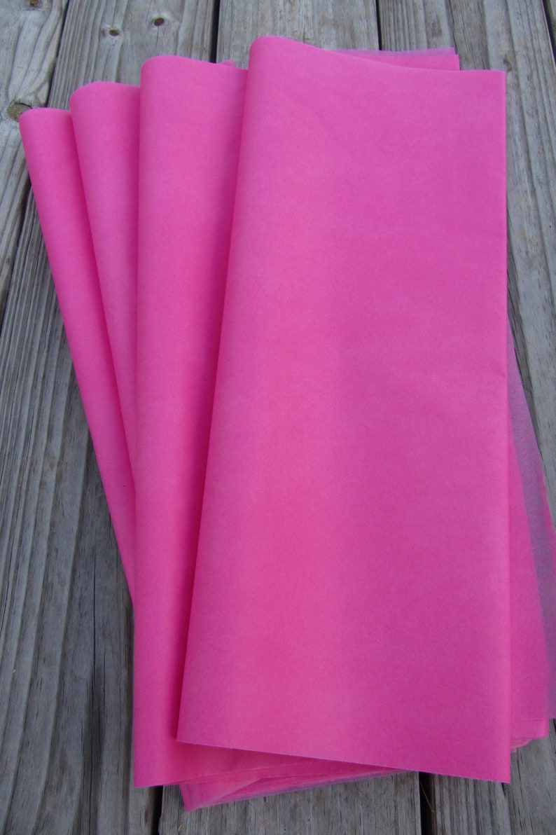 Bulk Tissue Paper / 48 Sheets Hot Pink Tissue Paper Etsy