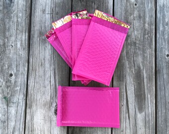 20 Pack 4.25"x7" Hot Pink Bubble Mailers/Padded Mailers