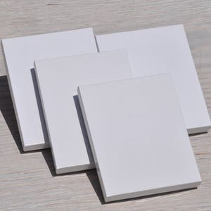 50 White Gloss 7x5x1.25 Gift Jewelry Necklace Boxes with Cotton Fill Invitation / Photography Box A7 image 2