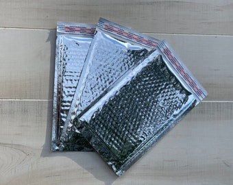 20 Pack 5"x9" Silver Bubble Mailers/Bubble Mailers/