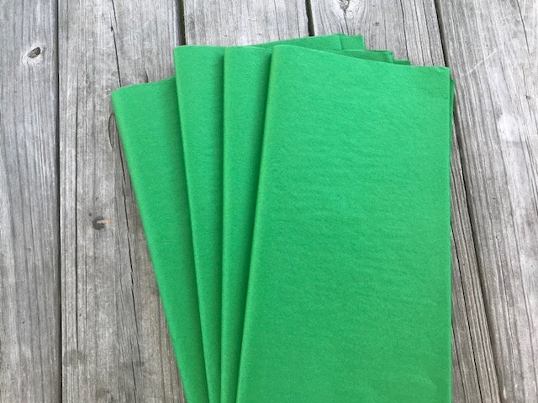 Kelly Green Tissue Paper / Bulk Tissue Paper/ Green 24 Sheets Etsy