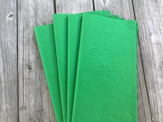 Kelly Green Tissue Paper / Bulk Tissue Paper/ Green 24 sheets / Premium  Green Tissue Paper / Kelly Green Shower/ Kelly Green Wedding