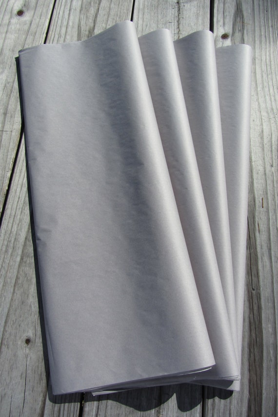 Tissue Paper / 48 Sheets Light Gray Tissue Paper 20"x30"/ Light Gray Wedding/Light Gray Shower