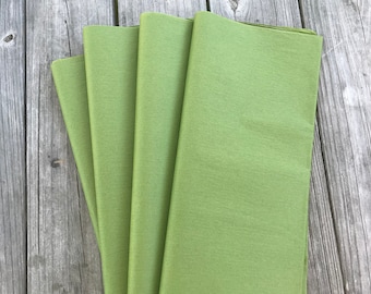 Green Tea Tissue Paper/Green 24 sheets/Premium Green Tissue Paper / Green Wedding