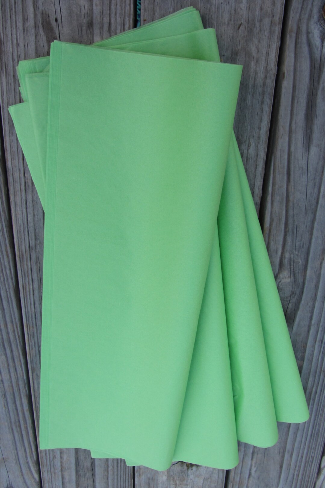 Bulk Tissue Paper / 24 Sheets Apple Green Tissue Paper Etsy