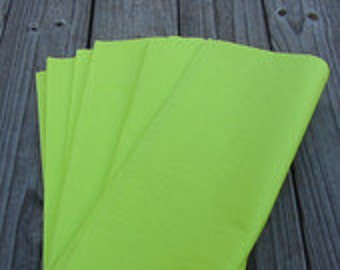 Tissue Paper / 24 Sheets Neon Yellow Tissue Paper 20"x30"
