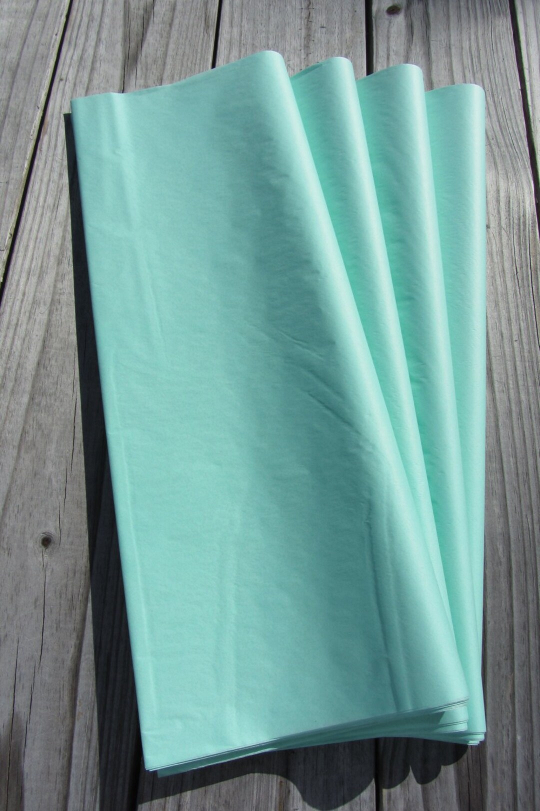 Tissue Paper / 48 Sheets Cool Mint Tissue Paper 20x30/mint Shower/mint