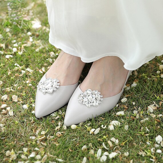 Rhinestone Shoe Clips,bridal Shoe Clips,wedding Shoe Clips,crystal