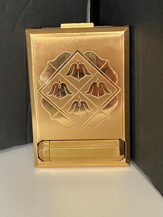 Vintage 1940 Art Deco Richard Hudnut Compact