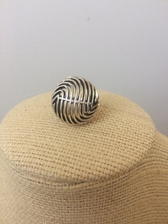 Size 5 3/4 Sterling Silver Modern Ring