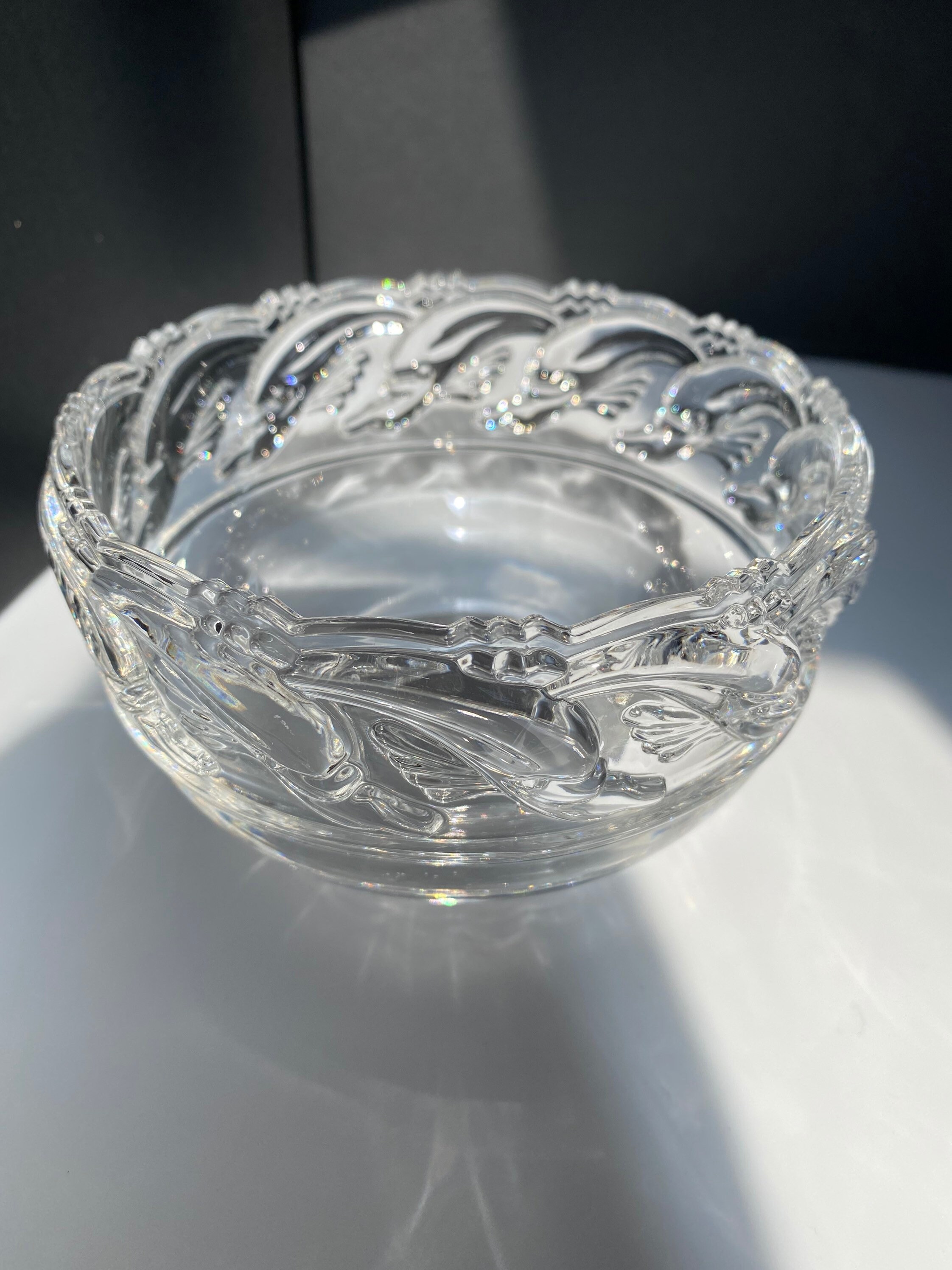Tiffany Glass Dolphin Bowl - Etsy