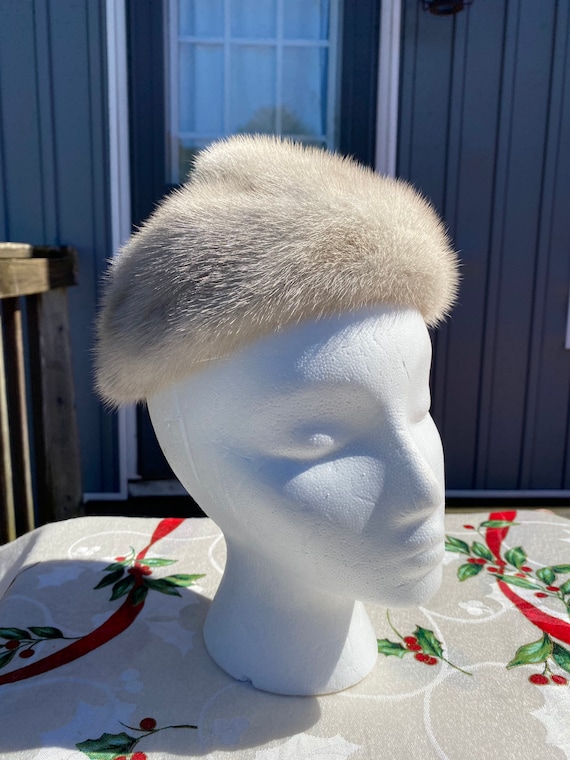 Grey Mink Pixie Hat