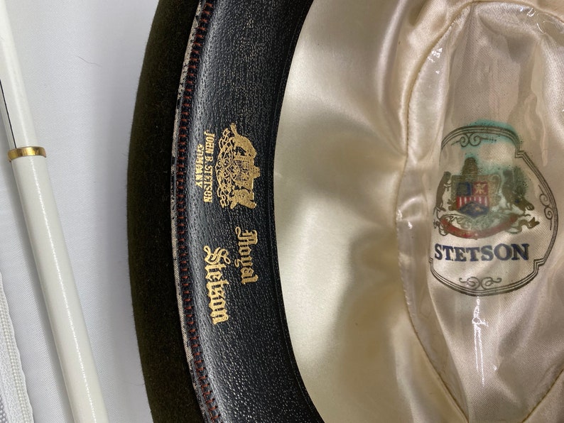 Men\u2019s Black Royal Stetson Fedora Hat Size 7