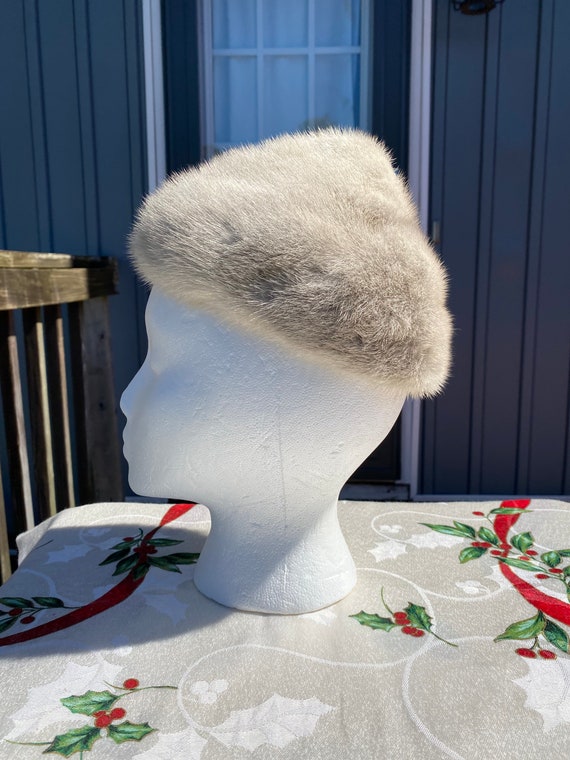 Grey Mink Pixie Hat - image 9